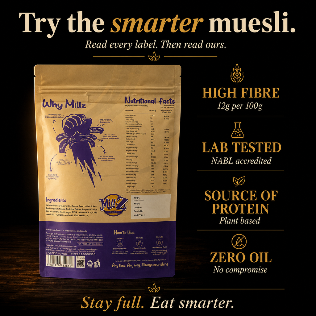 Muesli BUY 2 Combo - 500gx2 ( No bowl -Only 2 muesli pack )