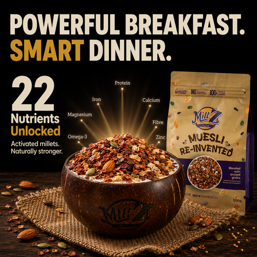 Activated Millet Muesli - 500g (only muesli-no bowl)