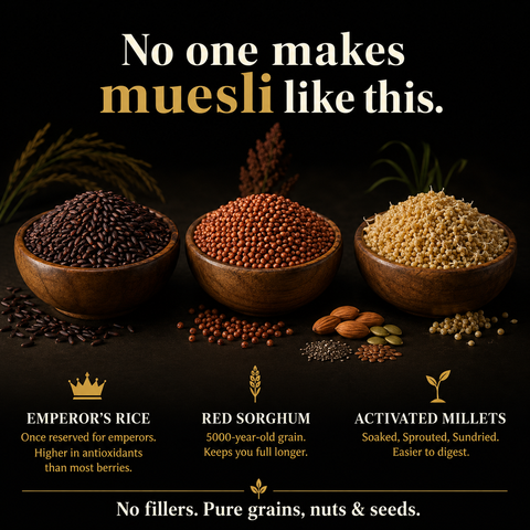 Muesli BUY 2 Combo - 500gx2 ( No bowl -Only 2 muesli pack )