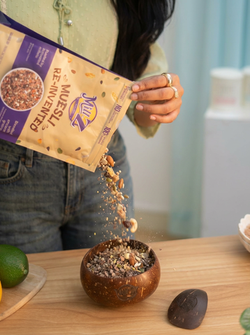 Coconut Shell Bowl&Scoop( No Muesli - Only Bowl & Scoop )